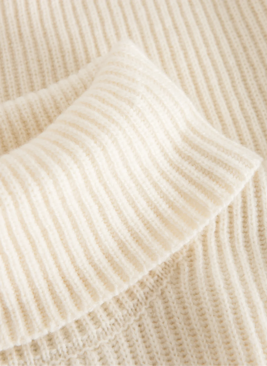 Les Deux Eddie Wool Rib Rollneck - Mandy