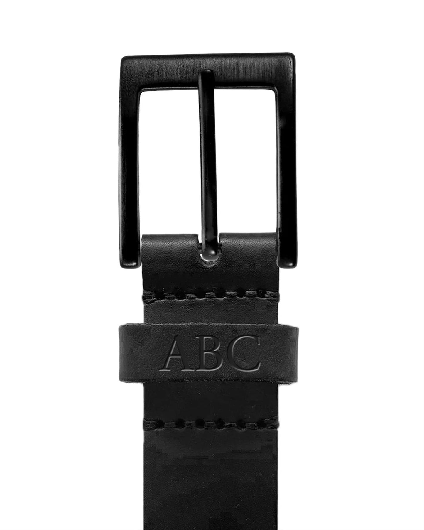 Embroidered Pampa Belt - Black