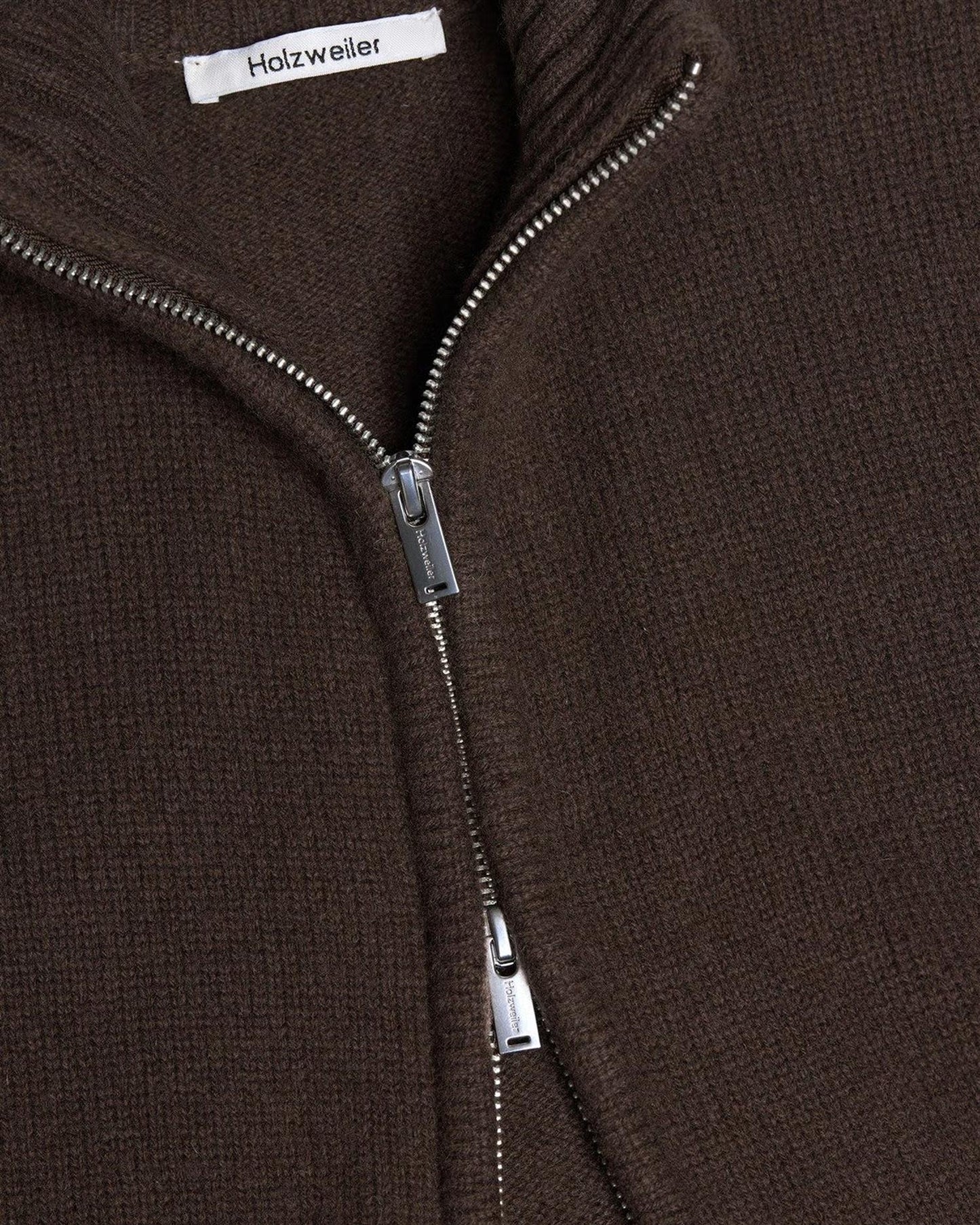 Wool Zip Cardigan