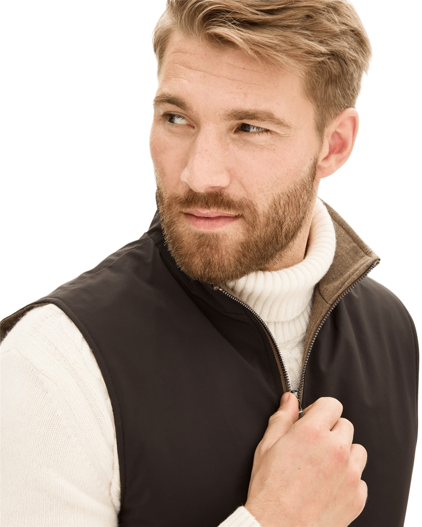 Vendbar Vattert Flanell Vest
