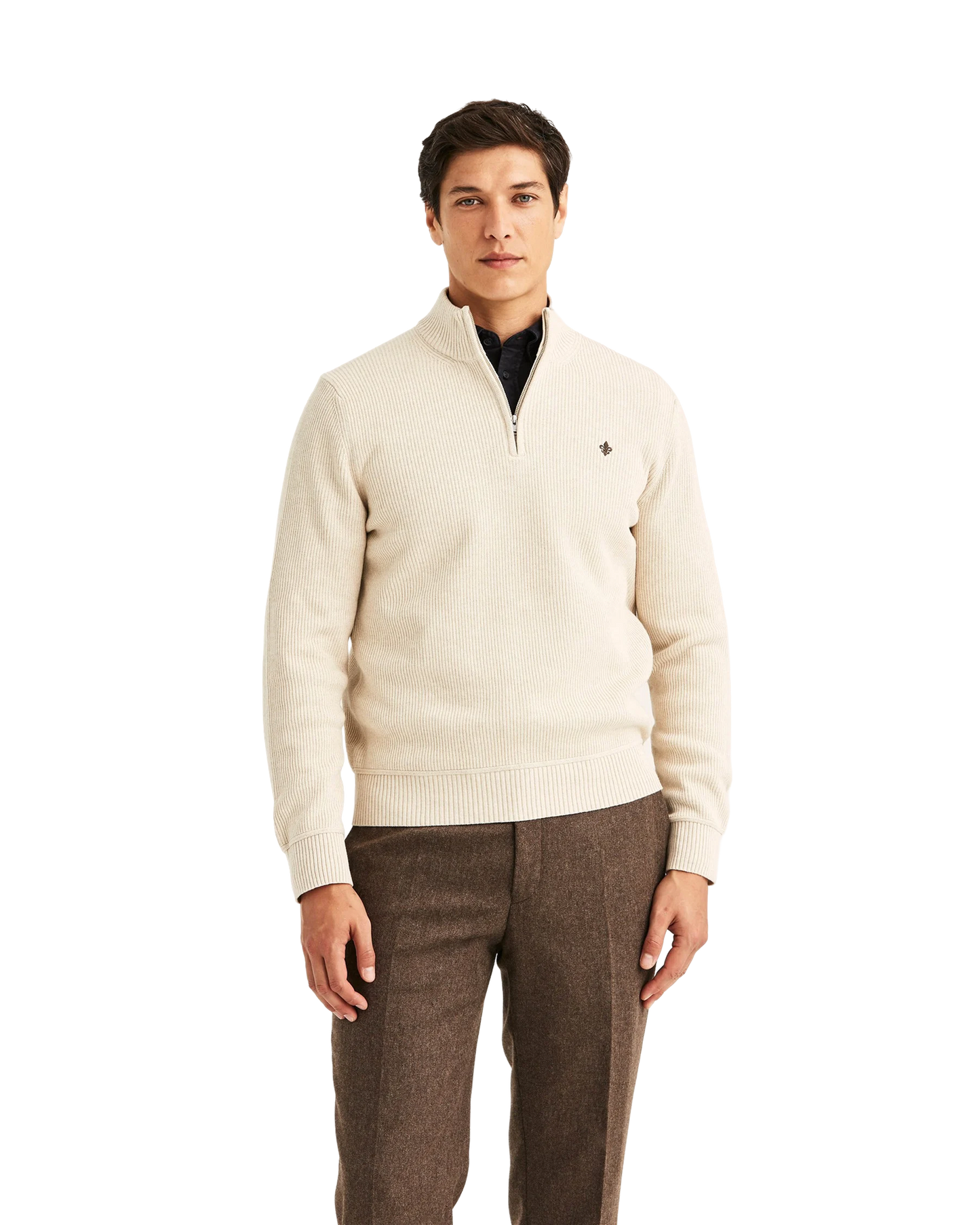 Colin Half Zip Khaki