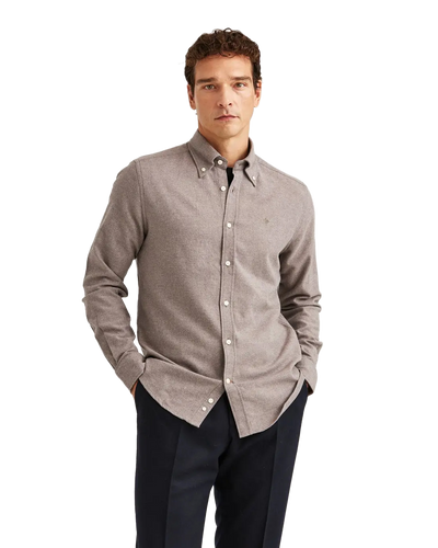 Twill Flannel shirt slim