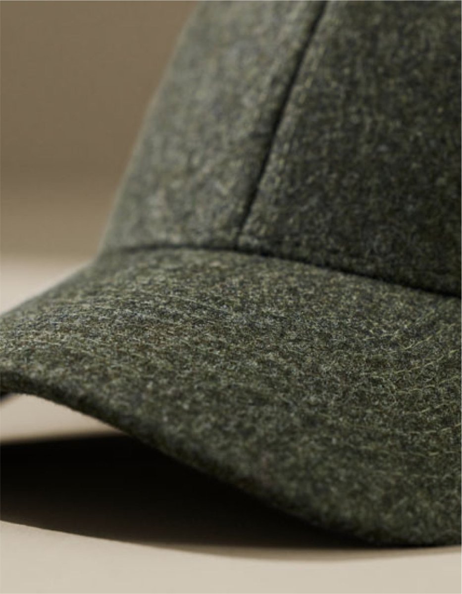 Varsity Headwear Forest green wool caps - Mandy