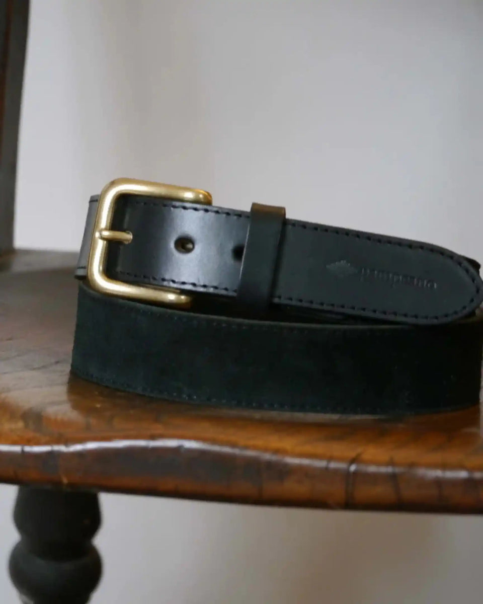 Pampeano Gamuza Pampeano Belt - Black Suede - Mandy