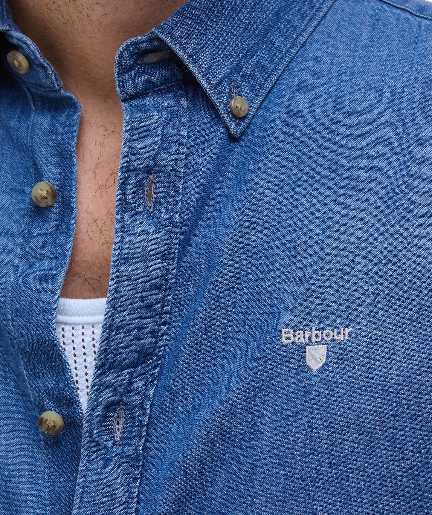 Denim Crest Tailored Long-Sleeved Shirt