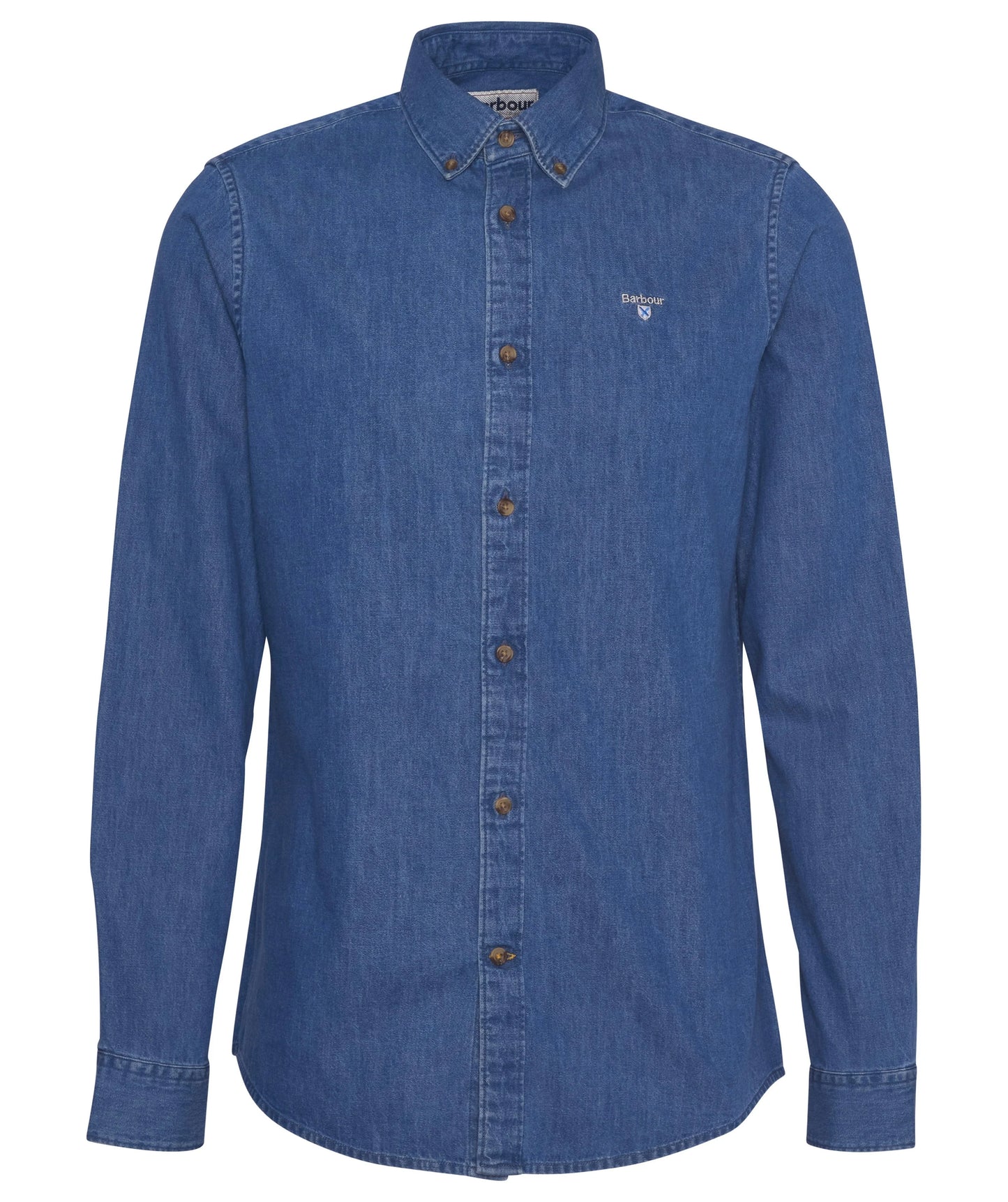 Denim Crest Tailored Long-Sleeved Shirt