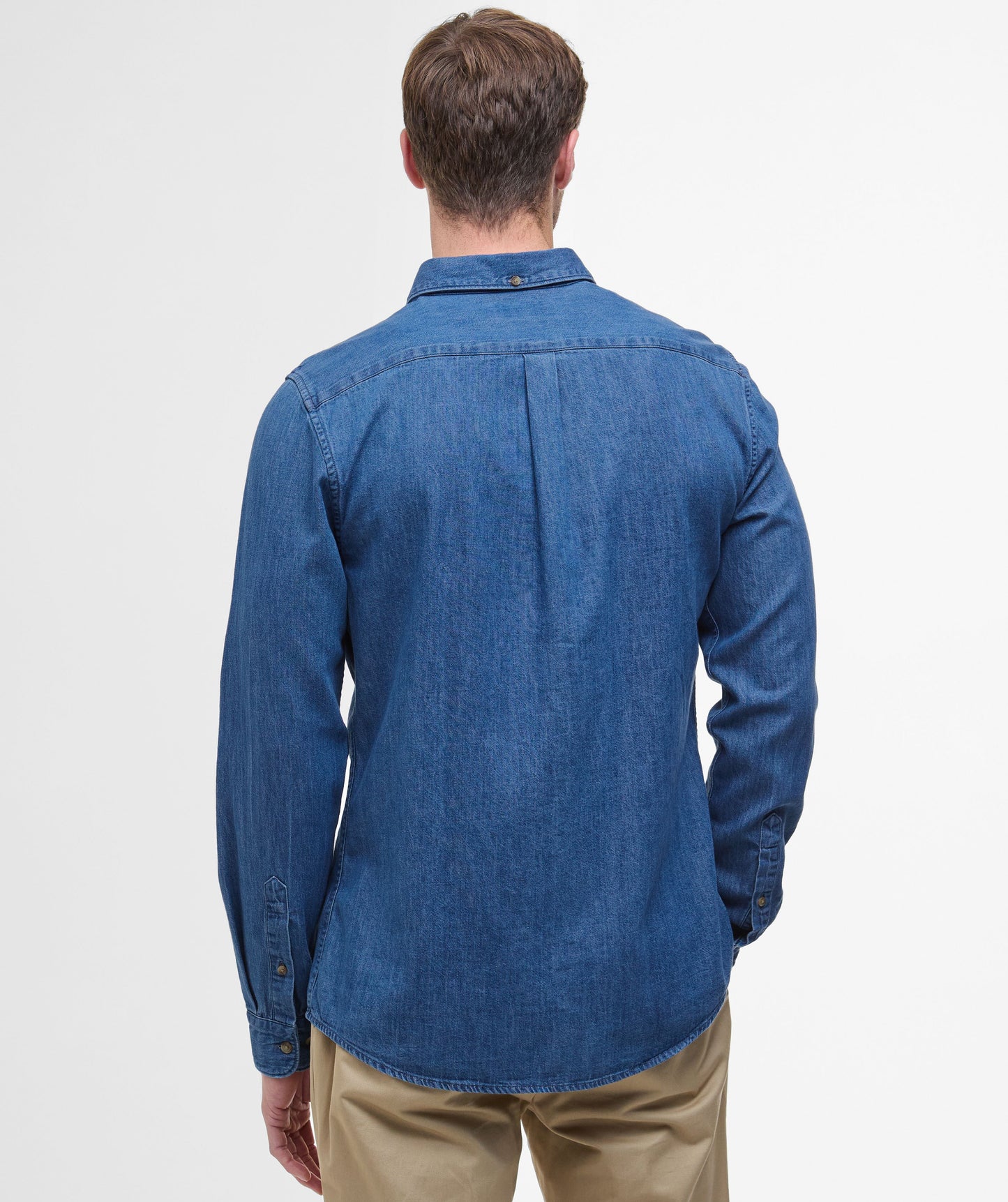Denim Crest Tailored Long-Sleeved Shirt