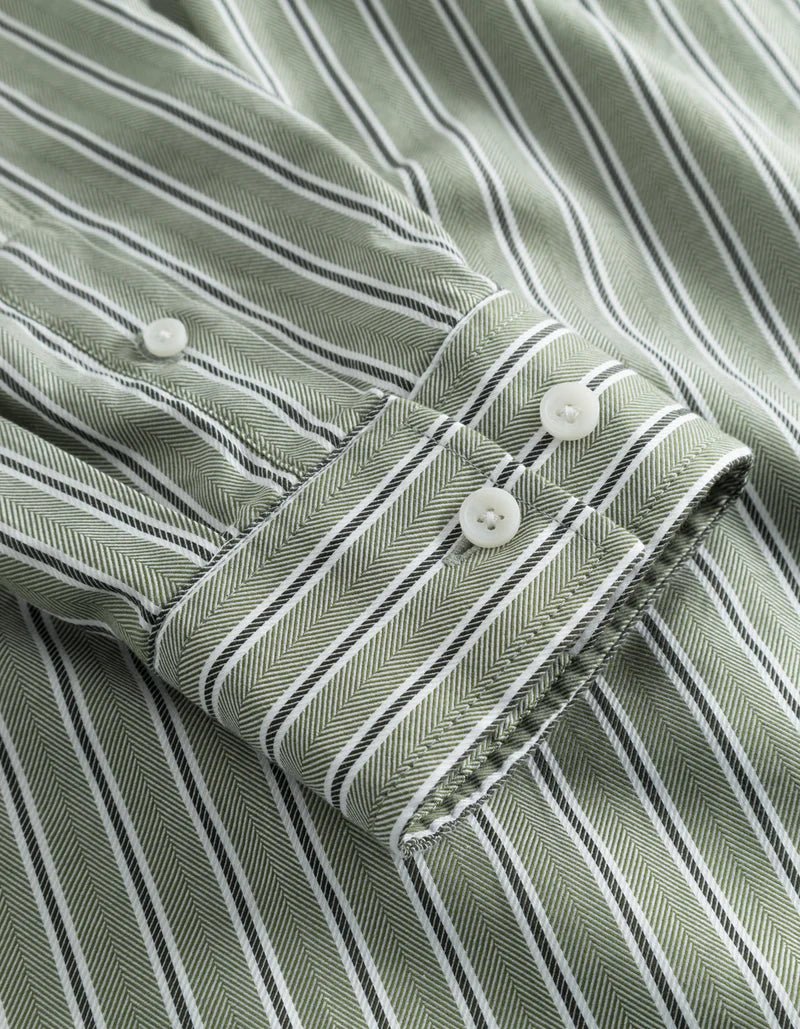 Les Deux Kolton Herringbone Poplin - Mandy