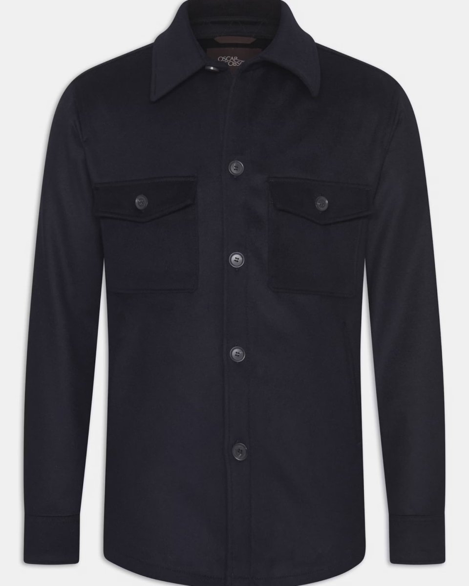 Oscar Jacobson Maverick Regular Fit Overshirt - Mandy
