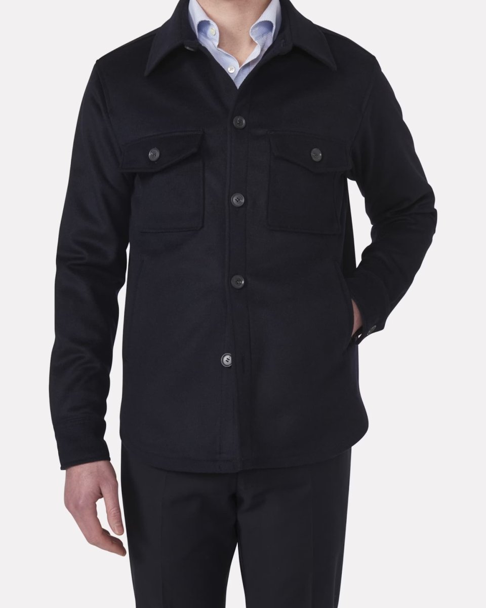 Oscar Jacobson Maverick Regular Fit Overshirt - Mandy