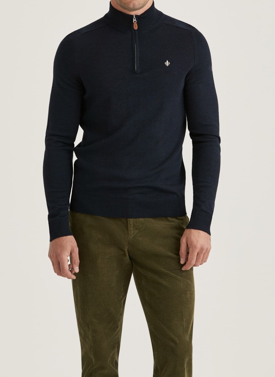 Morris Stockholm Merino John Zip - Mandy