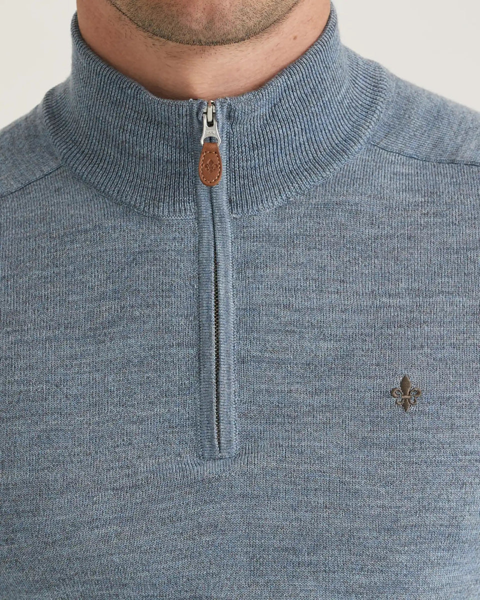Morris Stockholm Merino John Zip - Mandy