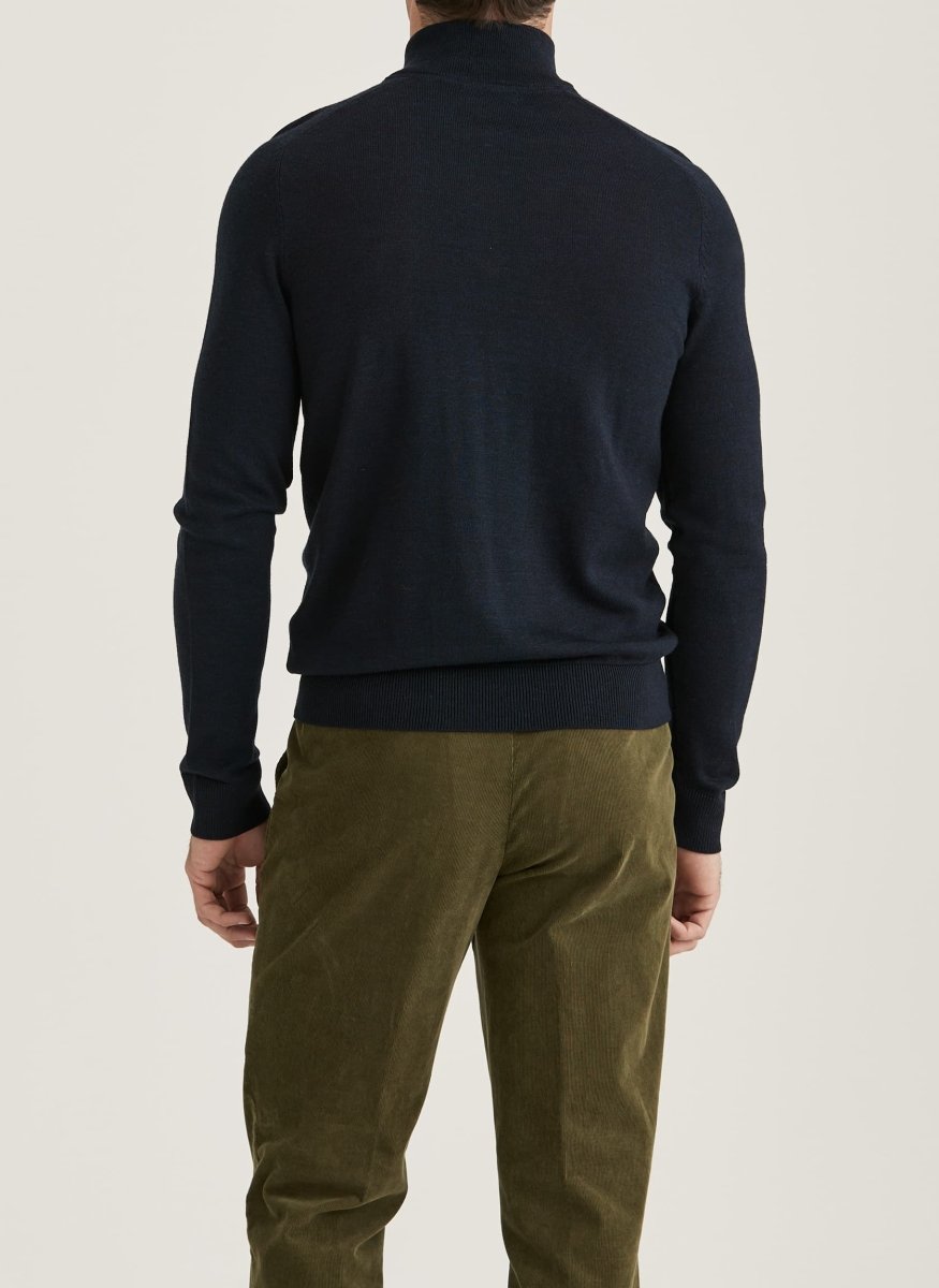 Morris Stockholm Merino John Zip - Mandy
