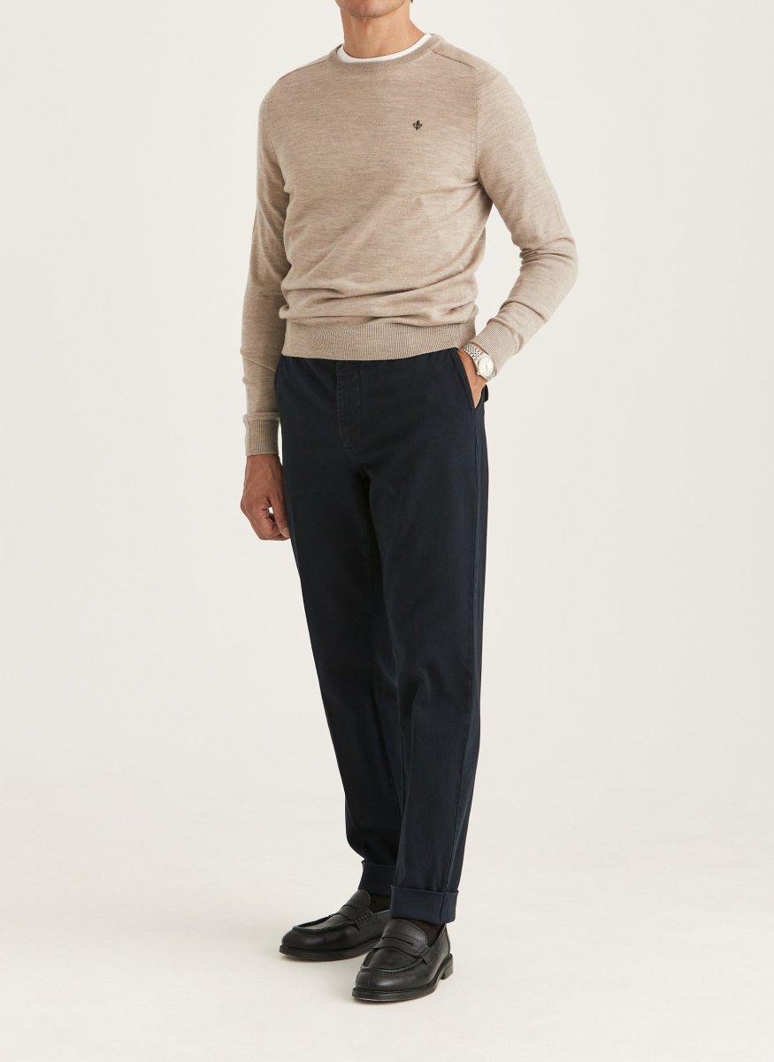 Morris Stockholm Merino Oneck - Mandy