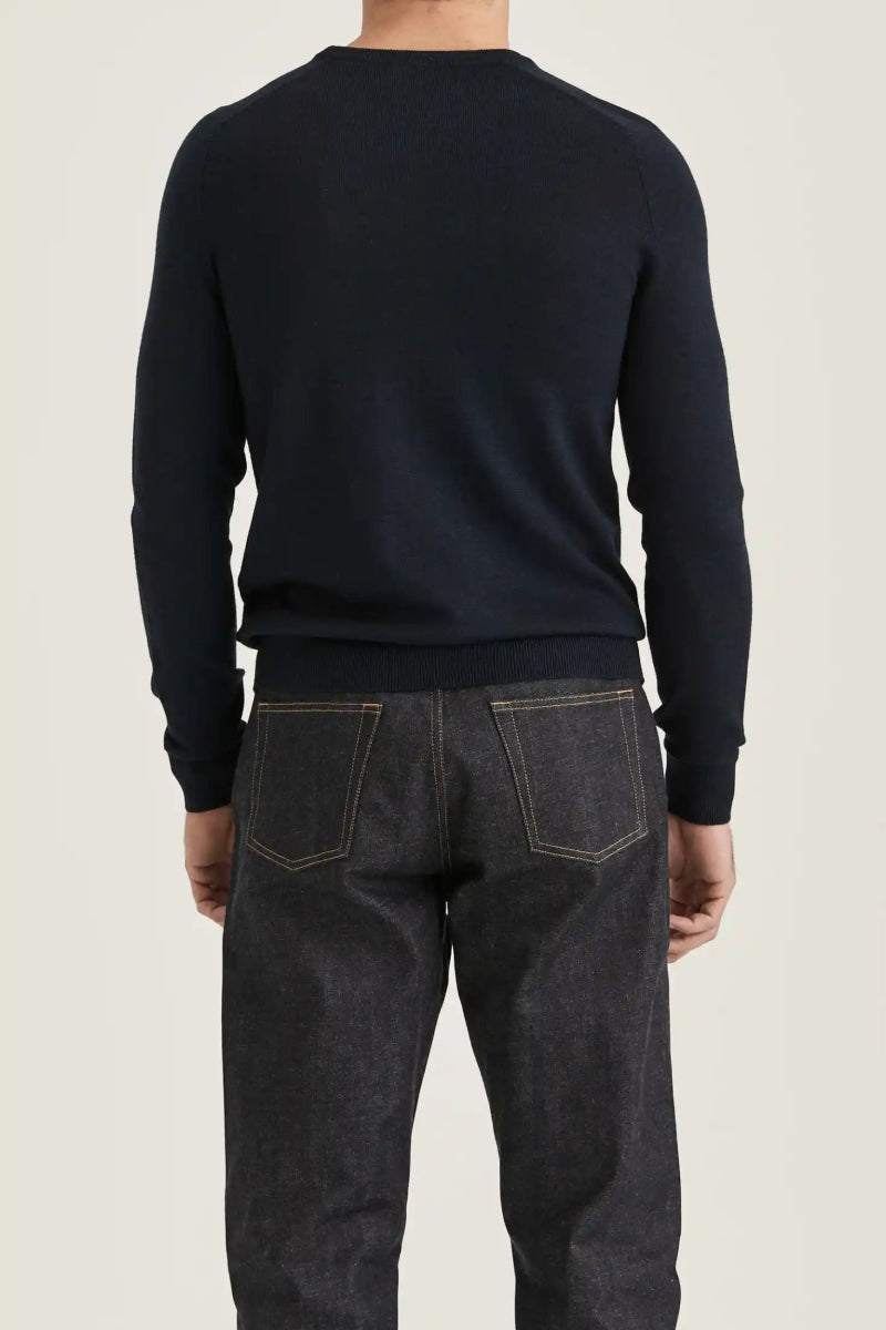 Morris Stockholm Merino Oneck - Mandy