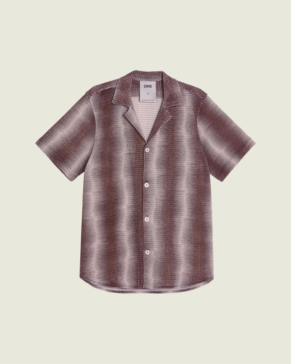 OAS Merlot Echo Cuba Net Shirt - Mandy
