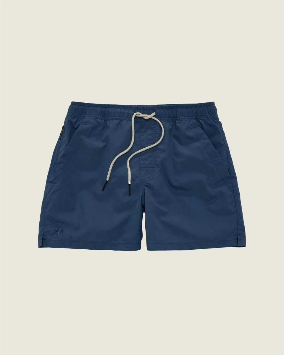 OAS Navy Nylon Swim Shorts - Mandy