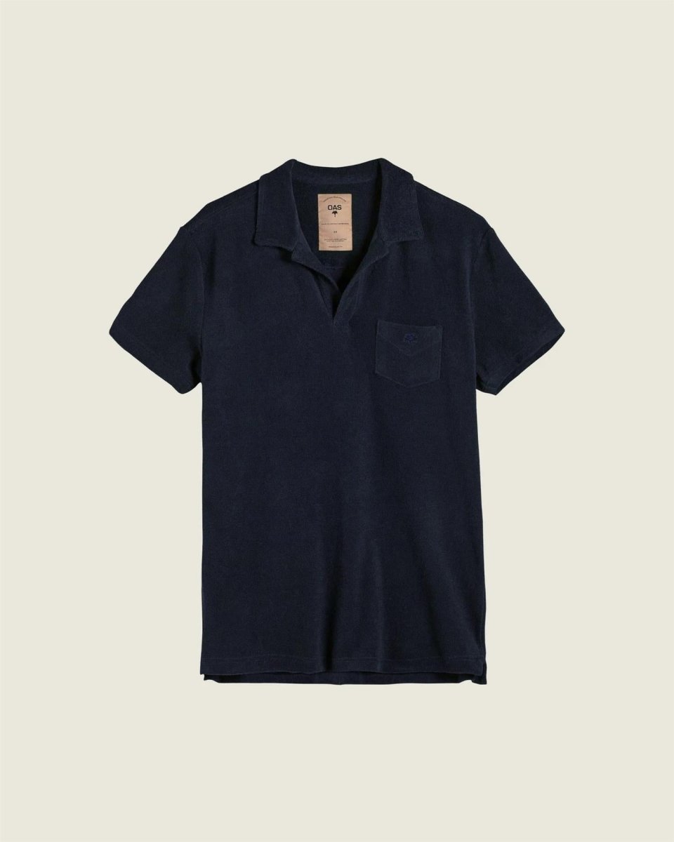OAS Navy Polo Terry Shirt - Mandy