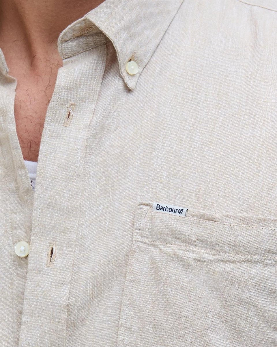 Barbour Nelson tailored shirt - Sand - Mandy