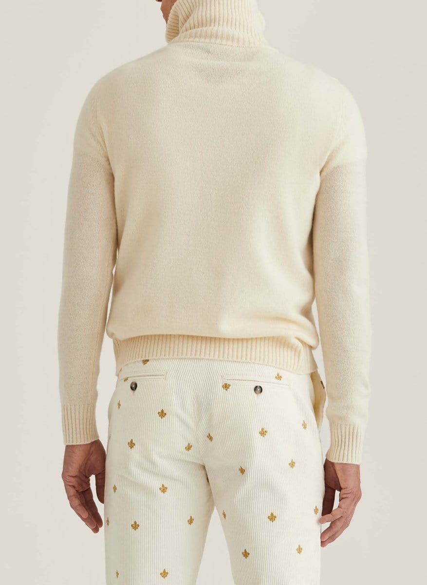 Morris Stockholm Newton half zip - Mandy