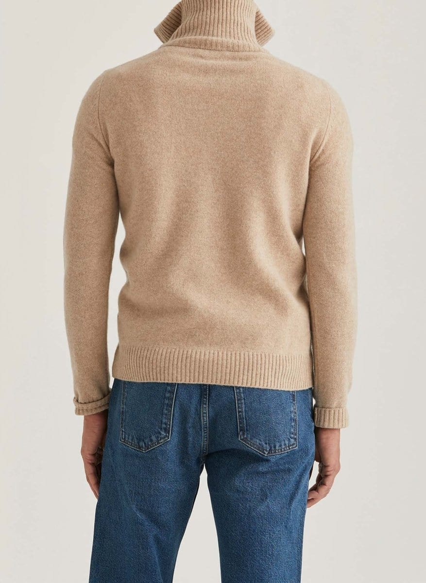 Morris Stockholm Newton half zip - Mandy