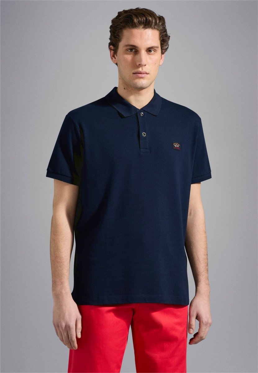 Paul & Shark Pique polo with iconic badge - Mandy