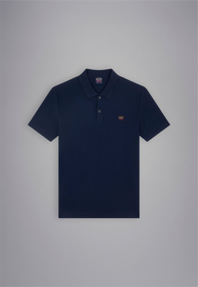 Paul & Shark Pique polo with iconic badge - Mandy