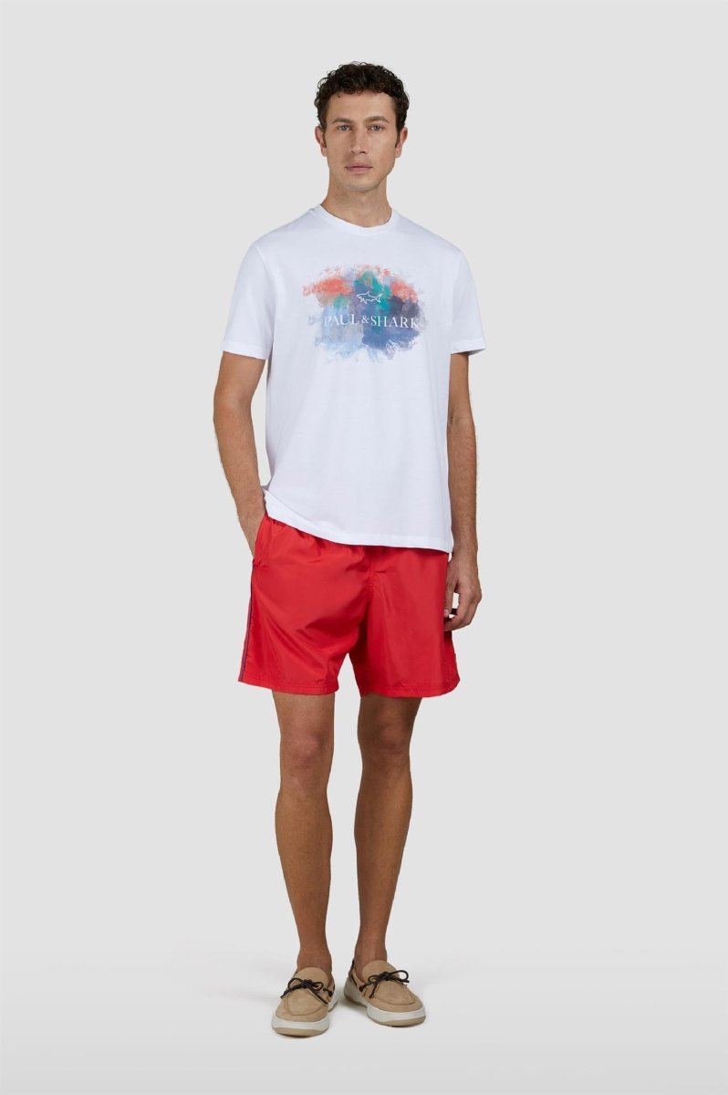 Paul & Shark Printed logo cotton jersey - Mandy