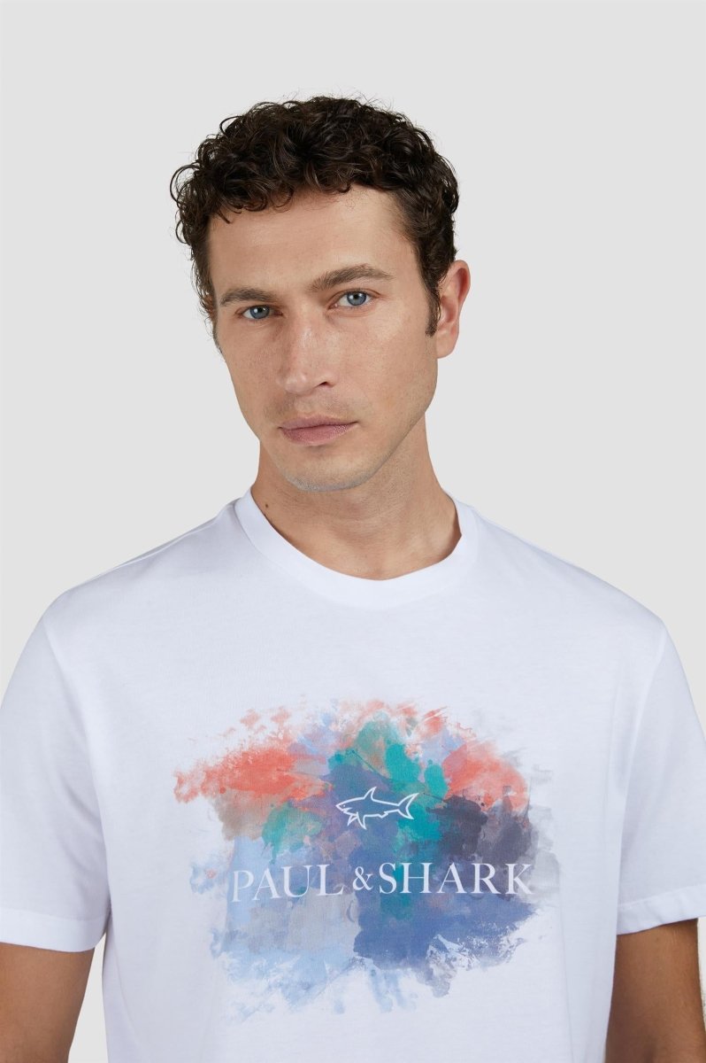 Paul & Shark Printed logo cotton jersey - Mandy