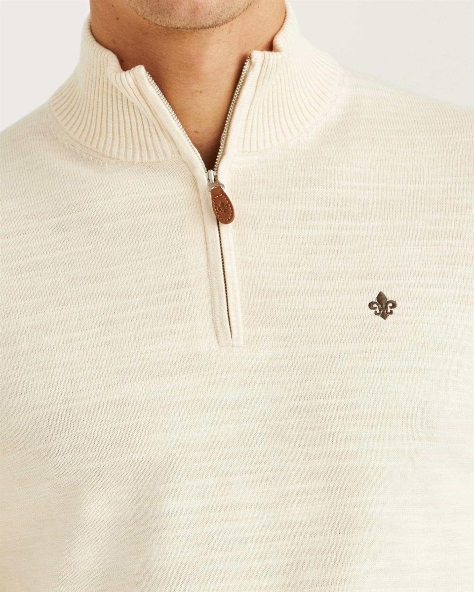 Morris Stockholm Randall Half Zip - Mandy