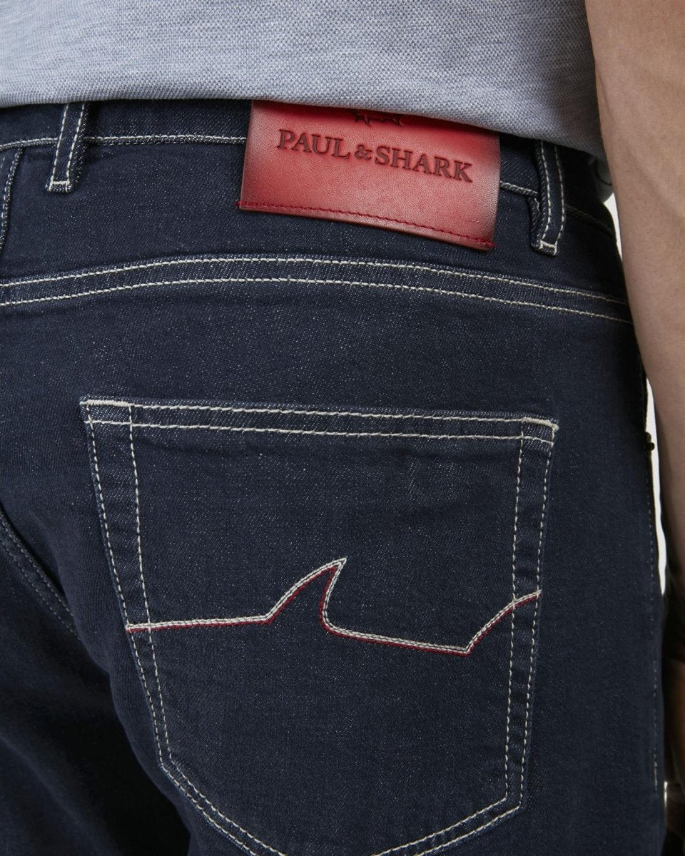 Paul & Shark Red Rivet Giza Stretch - Mandy