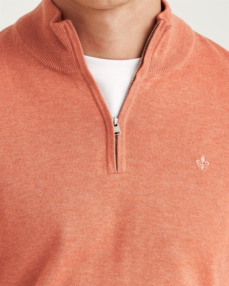 Morris Stockholm Riley Half Zip - Mandy