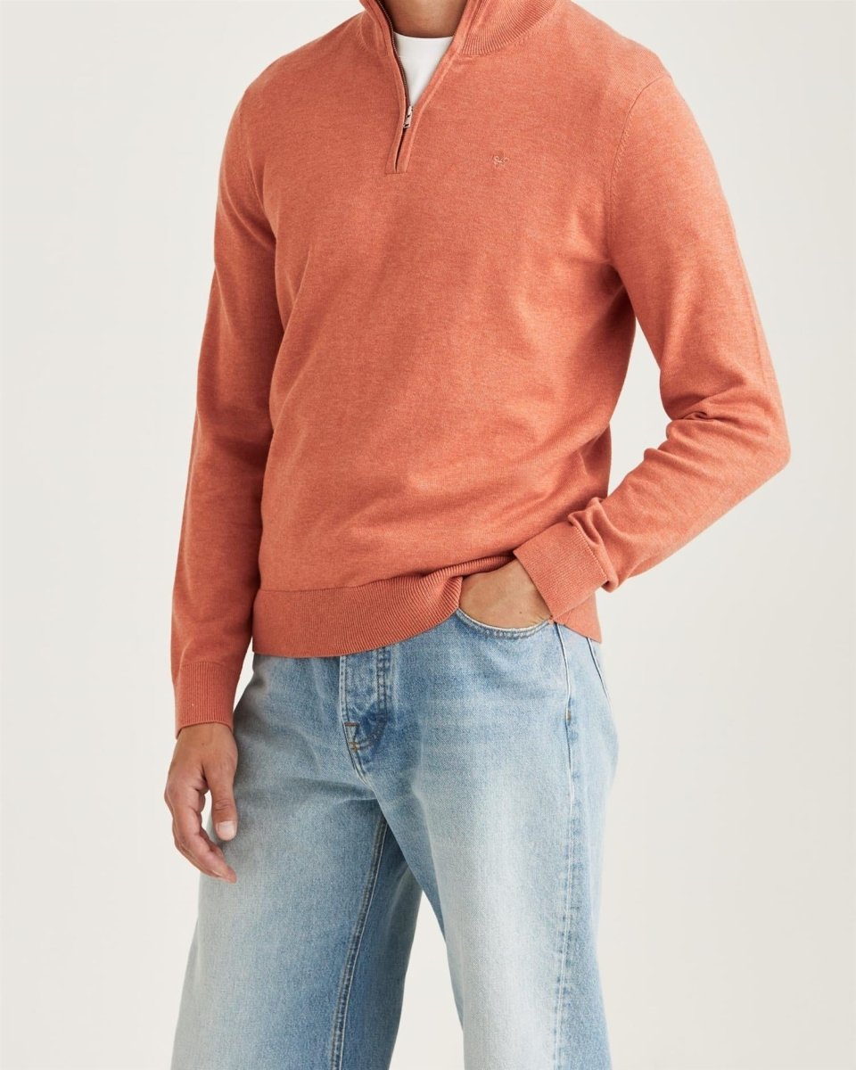 Morris Stockholm Riley Half Zip - Mandy