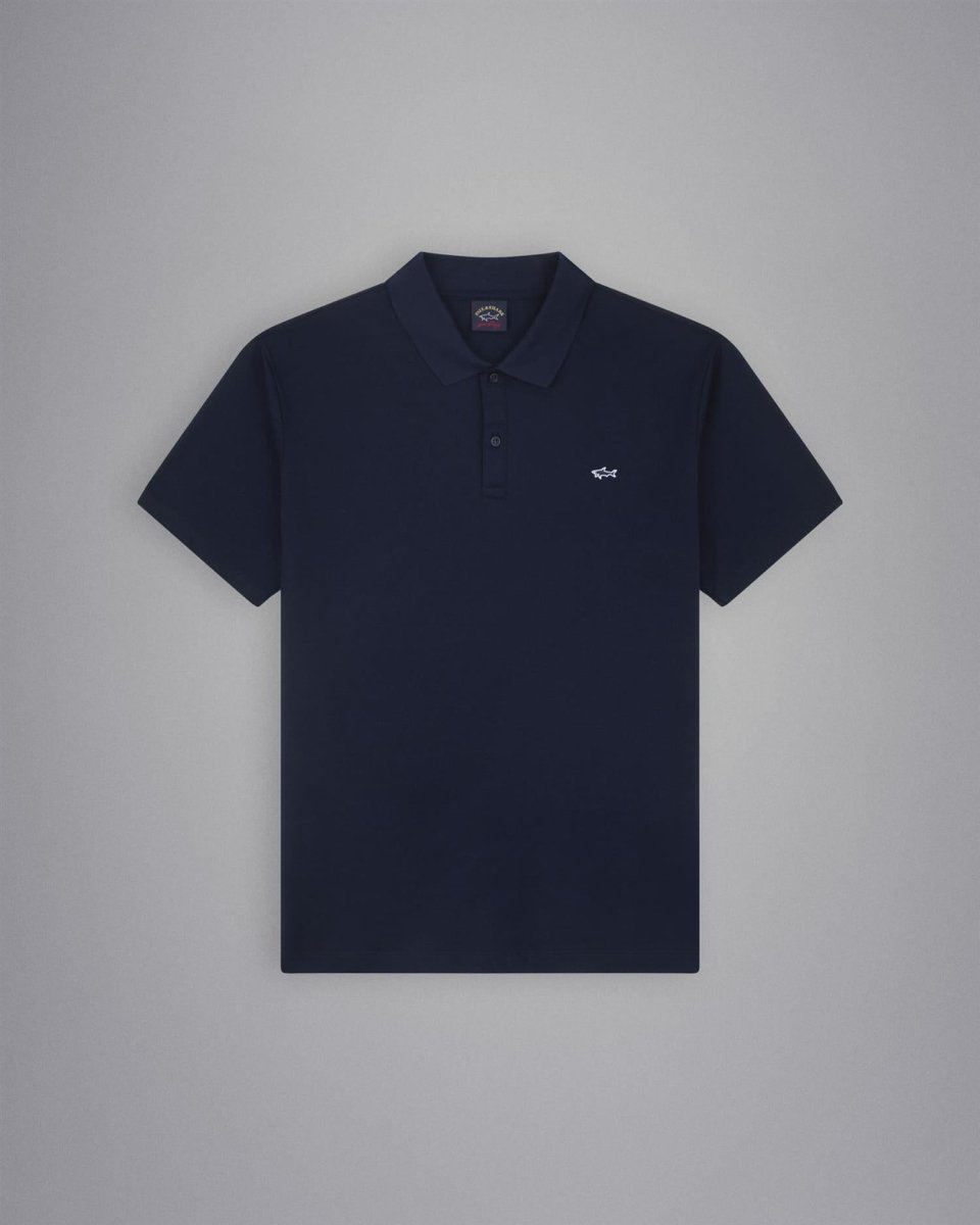 Paul & Shark Shark badge Double Pique - Mandy