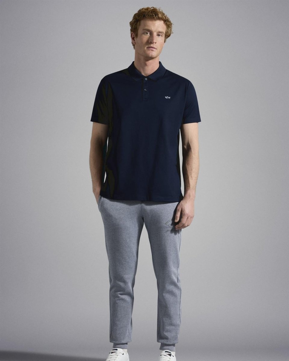 Paul & Shark Shark badge Double Pique - Mandy