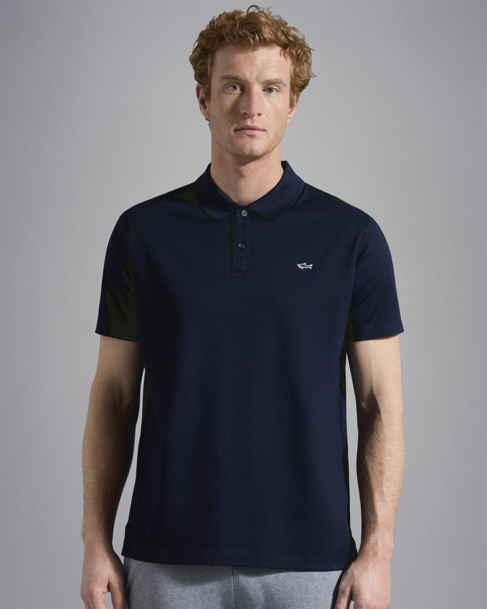 Paul & Shark Shark badge Double Pique - Mandy