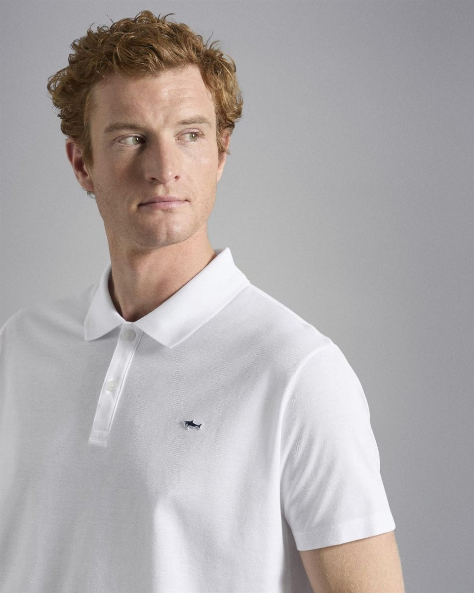 Paul & Shark Shark badge Double Pique - Mandy