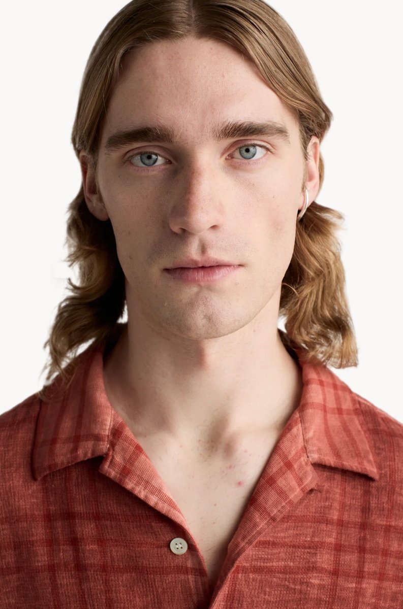 Livid Stone Red Check Loose - Mandy