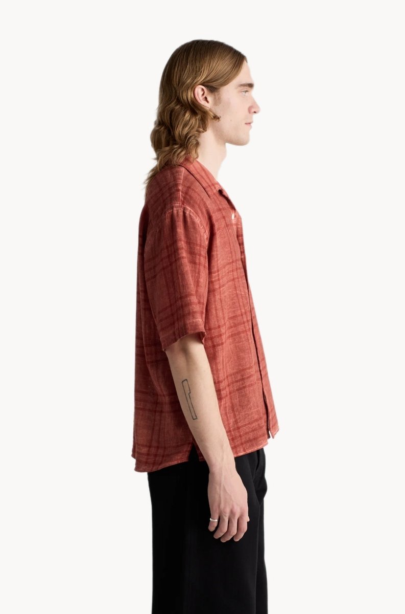 Livid Stone Red Check Loose - Mandy