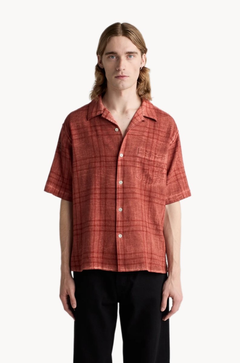 Livid Stone Red Check Loose - Mandy