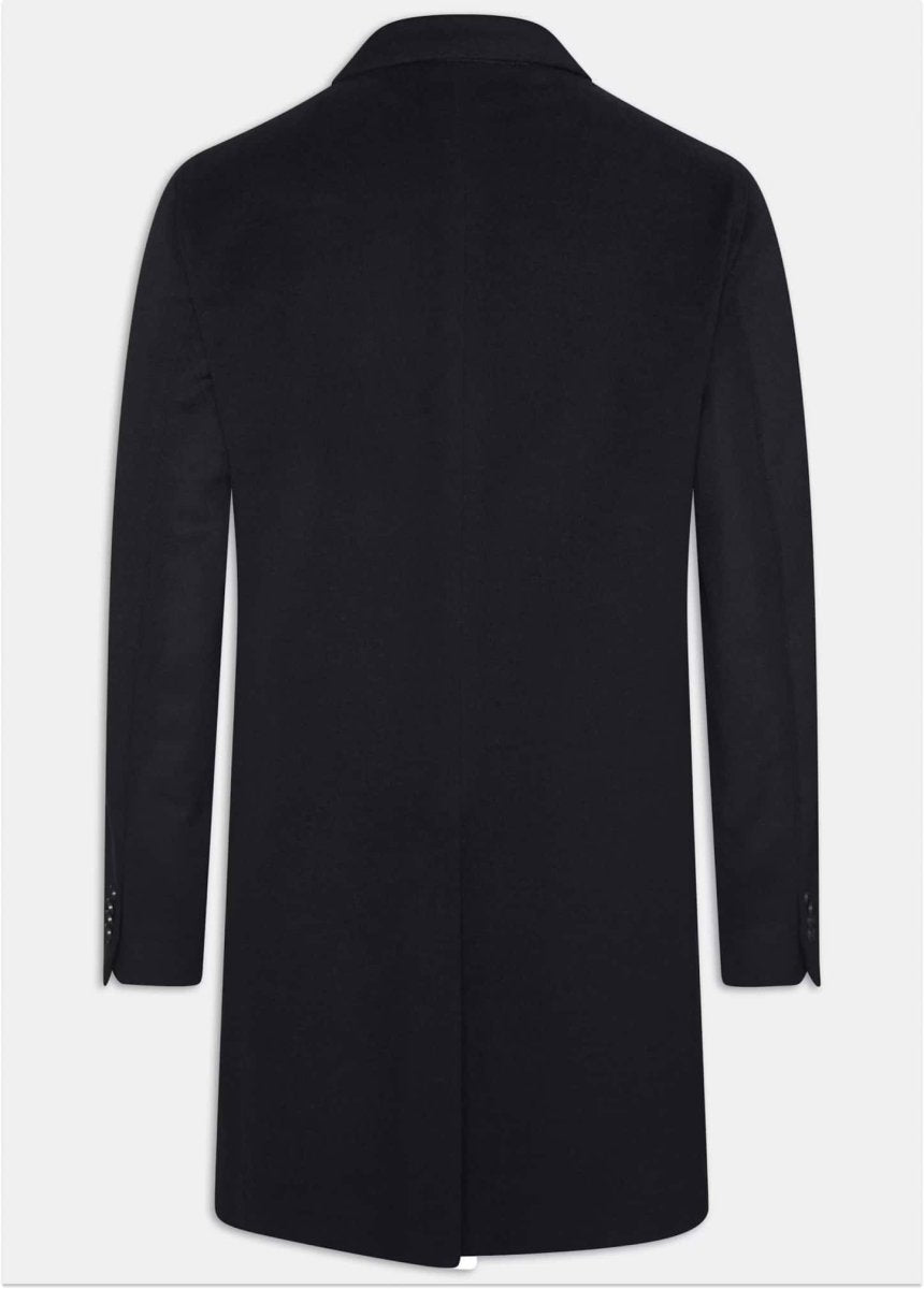 Oscar Jacobson Storvik Regular Fit Frakk Børstet Ull - Mandy