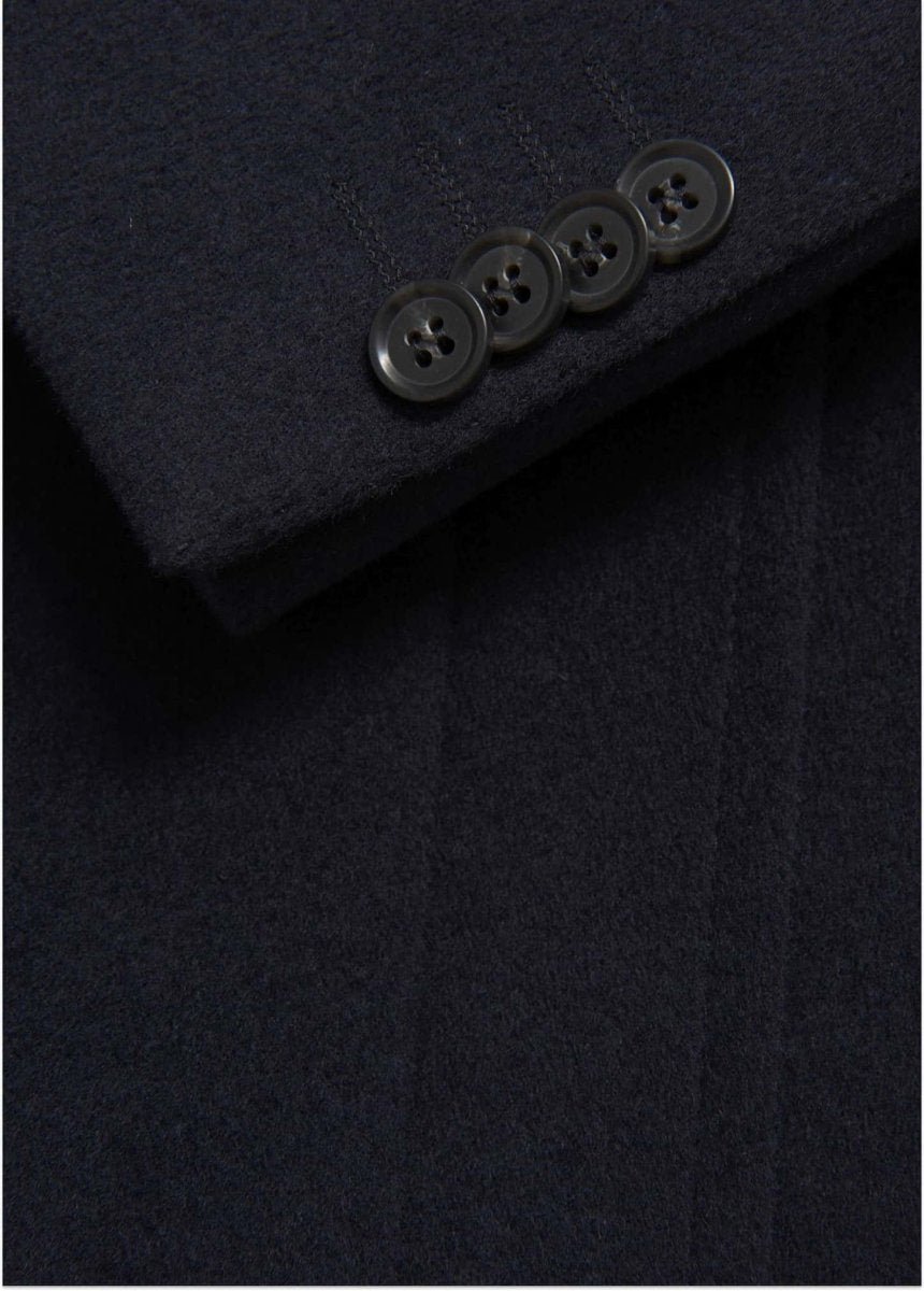 Oscar Jacobson Storvik Regular Fit Frakk Børstet Ull - Mandy