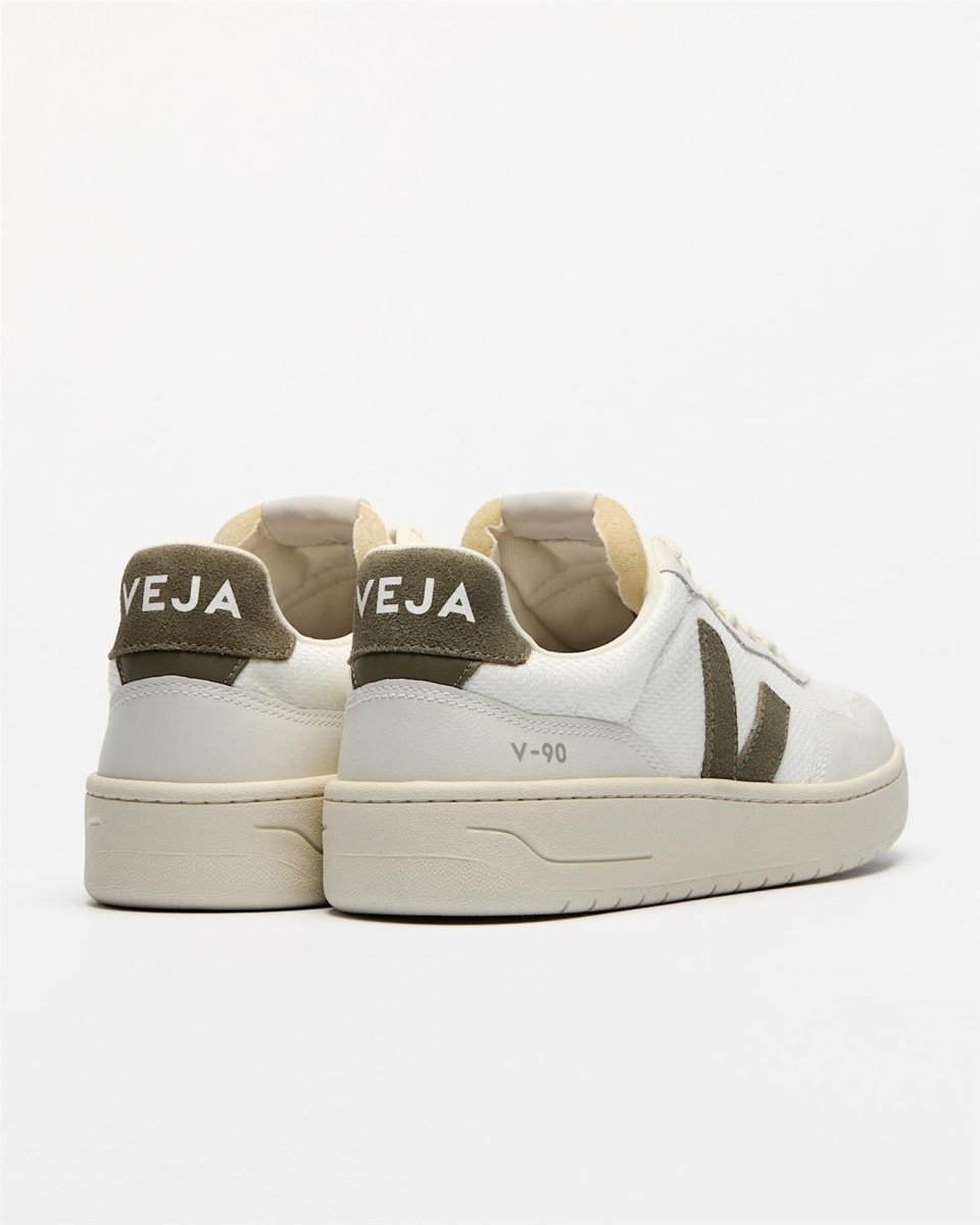 Veja V - 90 B - Mesh White Khaki - Mandy