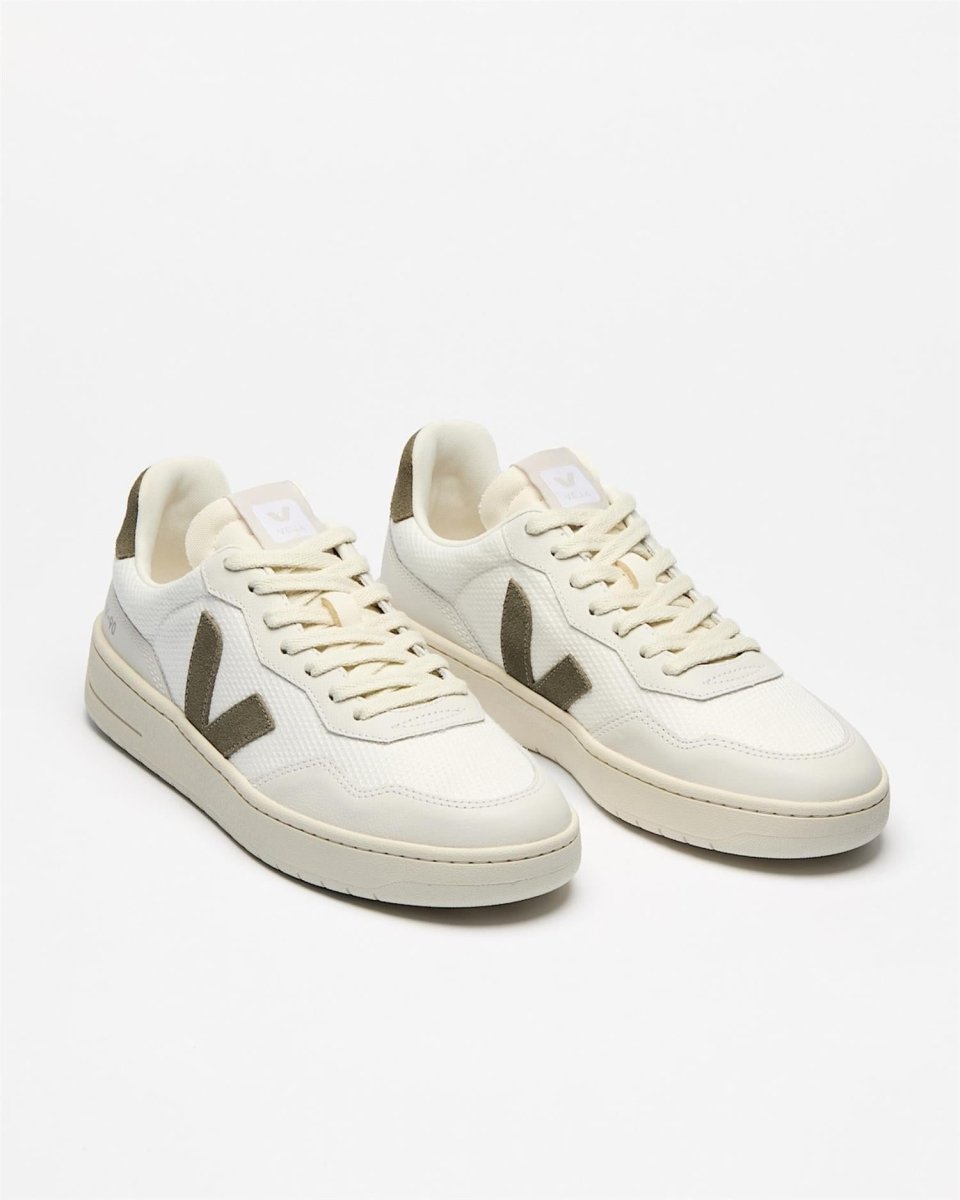 Veja V - 90 B - Mesh White Khaki - Mandy