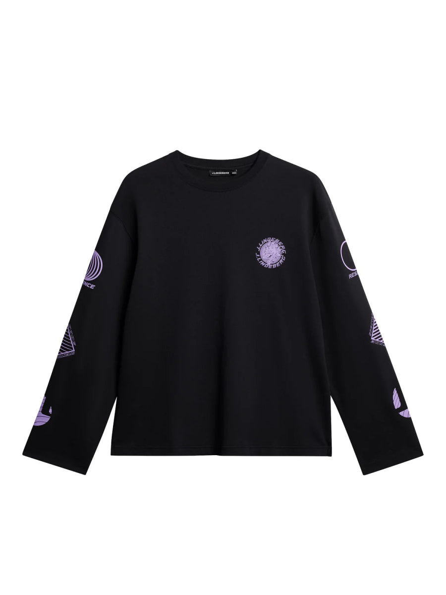 J.Lindeberg Walsh LS Print T-shirt - Mandy