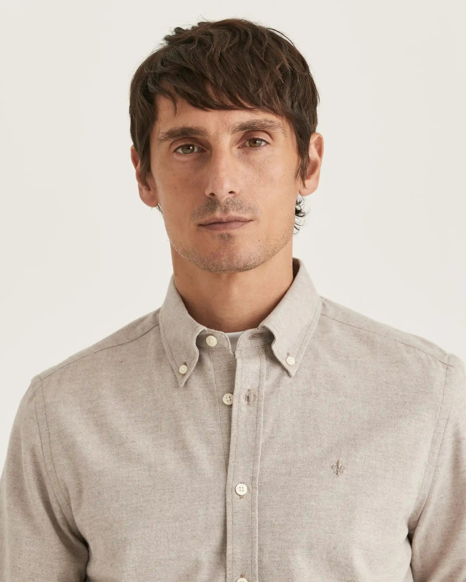 Morris Stockholm Watts Flannel Shirt - Slim Fit - Mandy