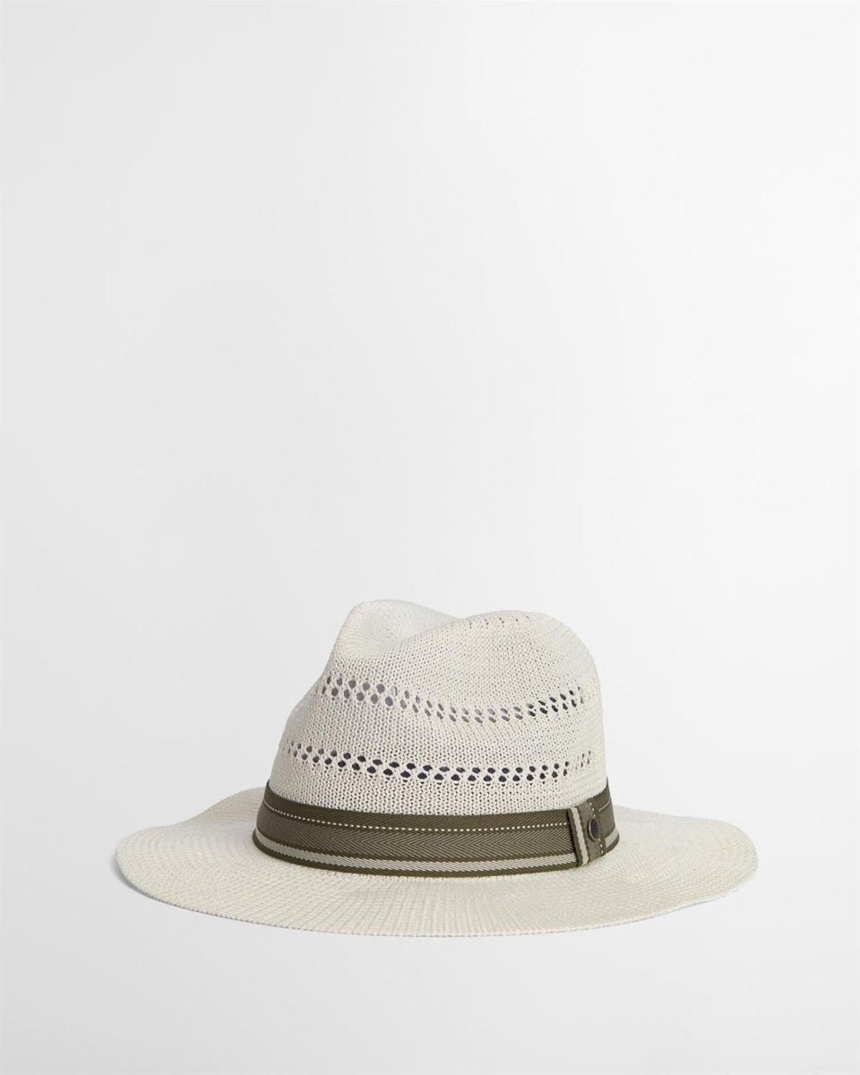 Barbour Whitfield Fedora hat - Antique White - Mandy