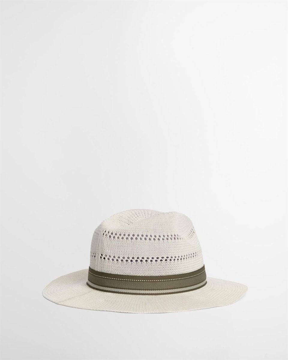 Barbour Whitfield Fedora hat - Antique White - Mandy