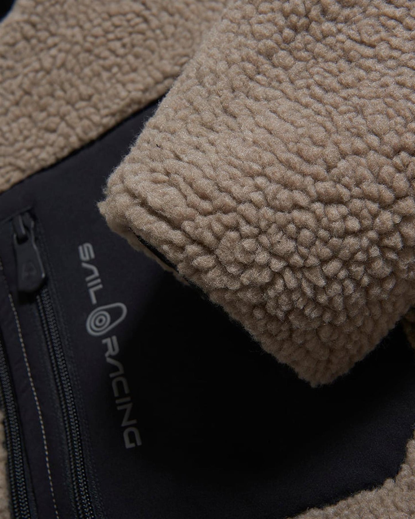 Bowman Pile Zip Jacket Sand