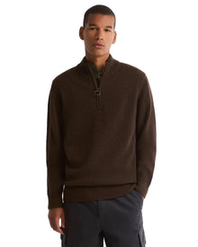 Holden Quarter-Zip Jumper – Dark Oak